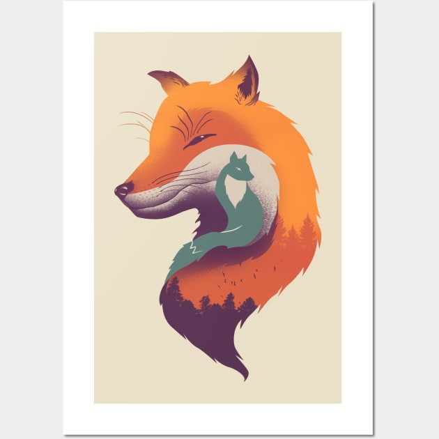 Foxy Breeze Wall Art by Vincent Trinidad Art